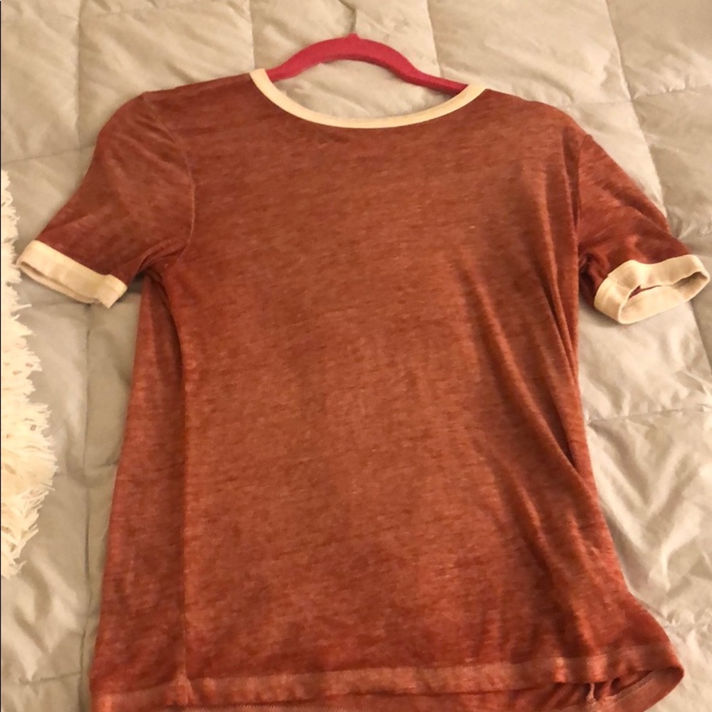 Top shop maroon tee